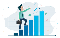 Business growth illustration